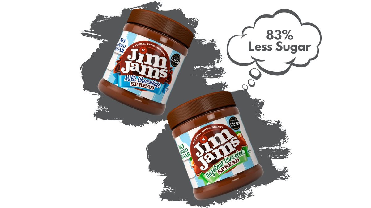 ProductChain's tweet image. 👋 Say Hello to Jim Jams 👋
How lucky are we to start working with the ridiculously delicious Jim Jams? Their ‘No Added Sugar’ chocolate spreads contain 83% less sugar than leading brands. 

Message us to find out more.
#chocolate #HealthierForYou #groceries #SugarReduction