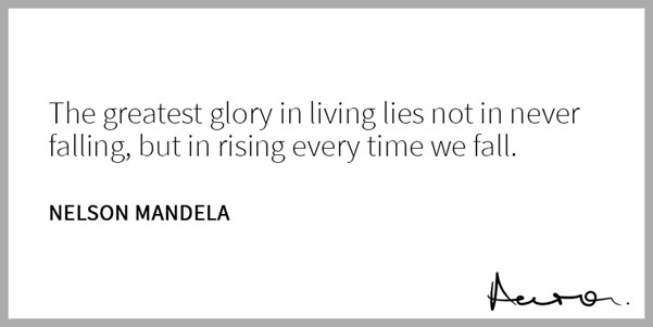 "The greatest glory in living lies not in never falling, but in rising every time we fall." -Nelson Mandela

Aaron Cullen | Director of Fortify

#Nelsonmandela #MotivationalQuotes #quotes