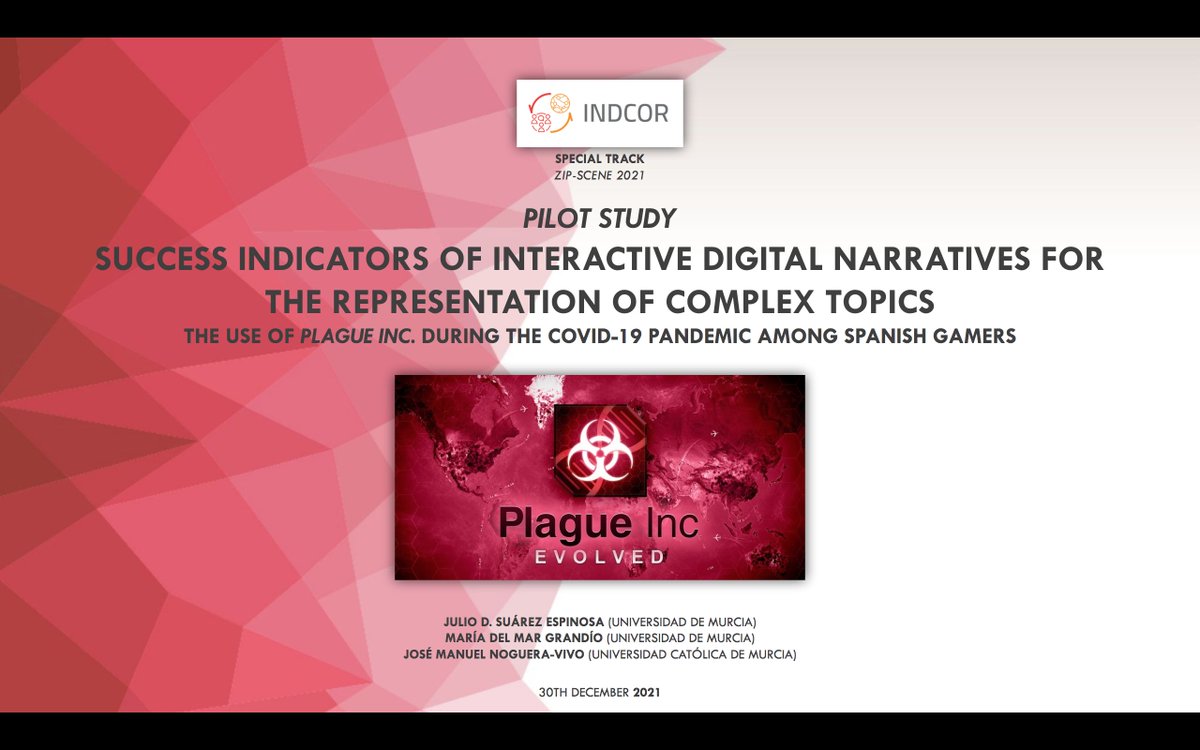 margrandio's tweet image. Estos días se habla sobre la adicción a los videojuegos y su "impacto negativo".

@JulioDSuarez hizo una investigación con otro enfoque: cómo los videojuegos ayudaron a afrontar y entender la pandemia.

La presenta hoy en Budapest en el marco de @COST_INDCOR