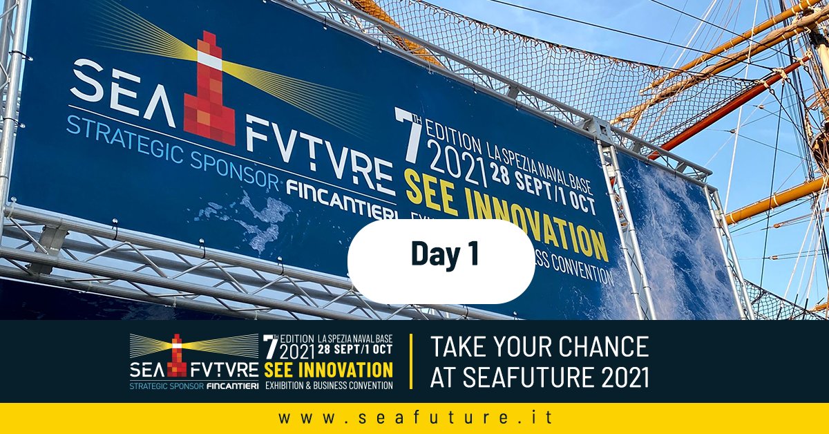 Seafuture2025's tweet photo. It's Day One for #Seafuture2021, the main italian business conference for the #BlueEconomy, #Refitting, #Underwater, #Ports and #Logistics
https://t.co/61UxxNgKY6
@ItalianNavy https://t.co/2vbLkCTJXE