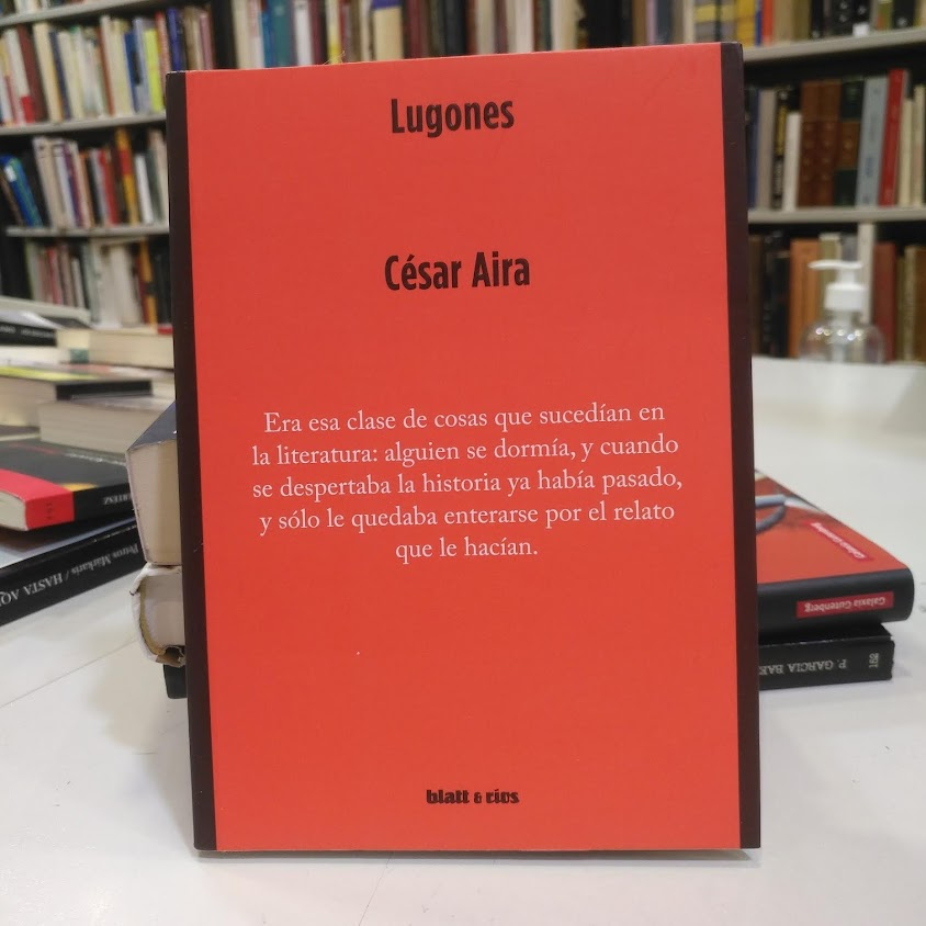 libreriapraga's tweet photo. Una exquisitez:
Aira, César
"Lugones"
8,95€
#novelaargentina
#librousado
#segundamano https://t.co/6fMLeiQyUy