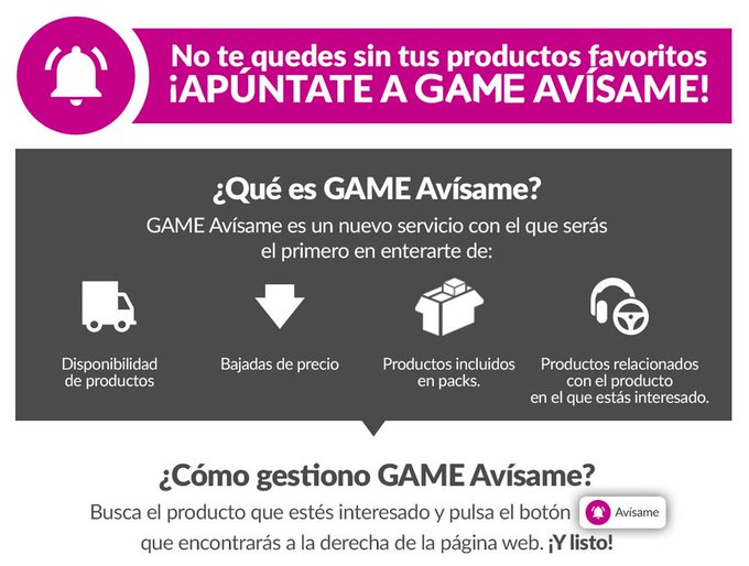GAME Atención al Cliente tweet media