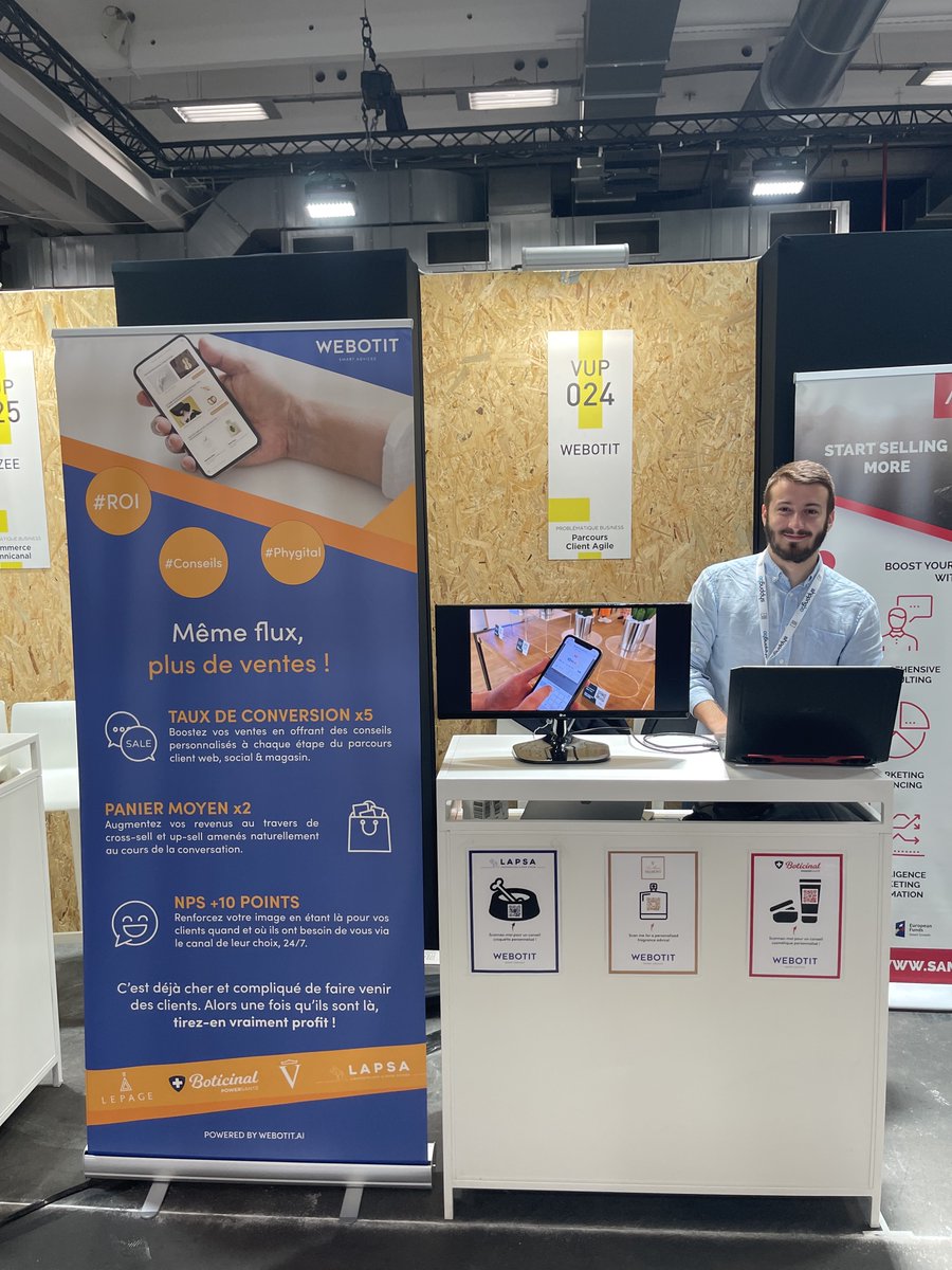 Nous sommes prêts et avons hâte de vous revoir ! Venez rencontrer <a href="/Guillaume/">Guillaume Jarysta</a> Bal et moi-même sur le stand VUP 024 de Paris Retail Week
#PRW #PRW21 #Chatbot #startup #Phygital #innovation