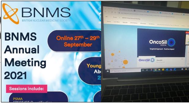 We are excited to be participating in our first UK Virtual Congress @BNMS. Come say hello and chat with one of our team!

#BNMS, #NuclearMedicine, #VirtualMeeting, #OncoSil