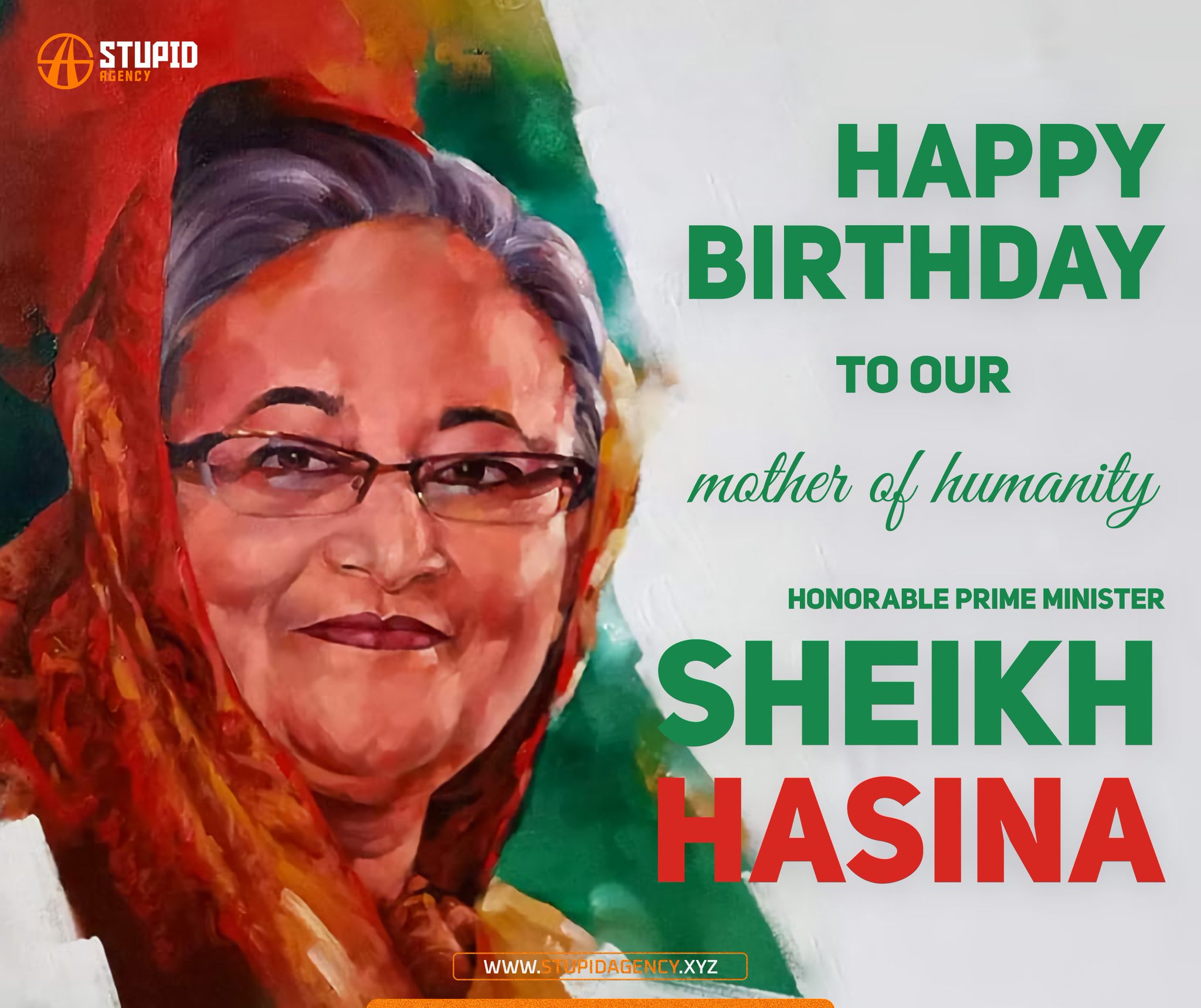 Happy birthday to our honorable prime minister Sheikh Hasina 