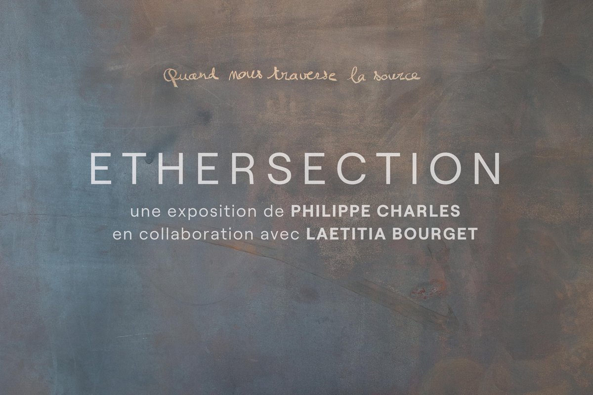 Découvrez jusqu'au 17 octobre l'exposition Ethersection de l'artiste Philippe Charles en collaboration avec Laetitia Bourget
Rendez-vous à La cuisine centre d'art et de design 
📅du mercredi au dimanche de 14h à 18h.
👉Entrée gratuite