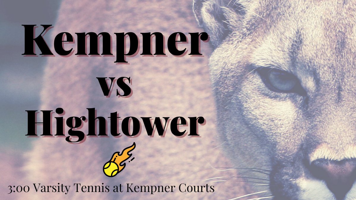 KempnerABC's tweet photo. HOME GAME! 🎾🐾Let's do this.

#kempnerabc #kempnerhs #kempnerhighschool  #fbisdathletics #khs_cougars  #kempnertennis #tennis #texashstennis #WeareKHS #GoCoogs @texashstennis #greatdaytobeacougar #RepthaK https://t.co/r7VZJ9rJX4