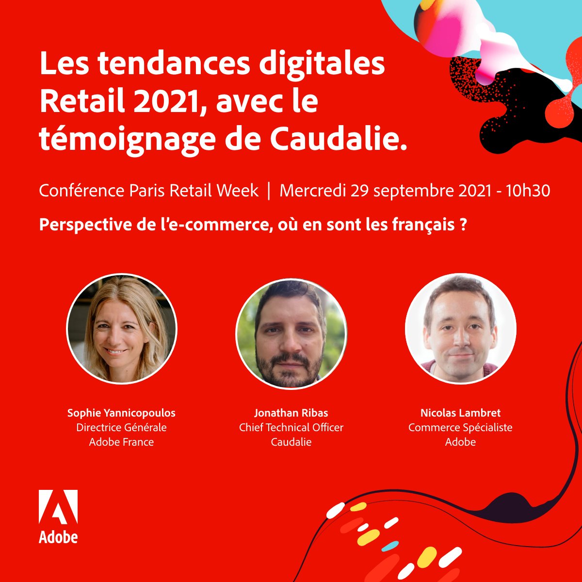 E-commerce : LA norme dans cette nouvelle ère de l'expérience. Nous serons à #ParisRetailWeek. Au programme :
✅ l'expérience client comme levier de votre croissance e-commerce
✅ témoignage Commerce Cloud de Caudalie w/<a href="/_jribas_/">Jonathan Ribas</a>