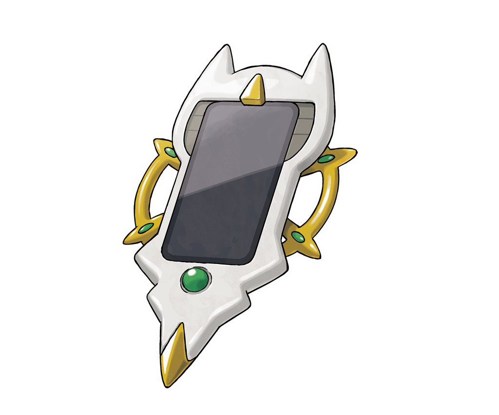 SerebiiNet's tweet image. Serebii Picture: Special artwork of the Arc Phone, an item obtained early in Pokémon Legends: Arceus that will guide players on their journey serebii.net