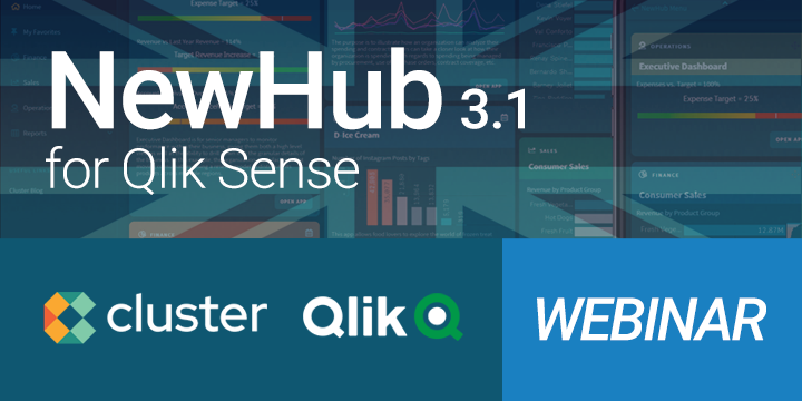 bycluster's tweet photo. Tomorrow (Wednesday, 29th) Cluster will present a 45-minute webinar in English! We'll will talk about NewHub 3.1 for Qlik Sense and how to definitively and beautifully settle your apps and mashups organization puzzle on your Qlik Sense on-prem server.

https://t.co/m8uBpP4XzR https://t.co/tePOp2G0DX