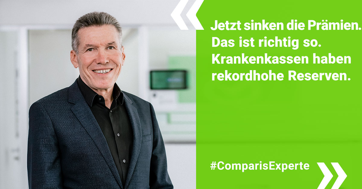 comparis.ch (inaktiv) (@comparis) on Twitter photo Die KrankenkassenprÀmien sinken 2022 im Schnitt um 1,4 %. Trotzdem können Versicherte mit einem Kassen- / Modell- oder Franchisenwechsel noch viel mehr sparen. Das sagt Comparis-Krankenkassenexperte <a href="/FelixSchneuwly/">Felix Schneuwly</a>:
<a href="/BAG_OFSP_UFSP/">BAG â OFSP â UFSP</a> <a href="/alain_berset/">Alain Berset</a> #krankenkasse Die KrankenkassenprĂ€mien sinken 2022 im Schnitt um 1,4 %. Trotzdem können Versicherte mit einem Kassen- / Modell- oder Franchisenwechsel noch viel mehr sparen. Das sagt Comparis-Krankenkassenexperte <a href="/FelixSchneuwly/">Felix Schneuwly</a>:
<a href="/BAG_OFSP_UFSP/">BAG â OFSP â UFSP</a> <a href="/alain_berset/">Alain Berset</a> #krankenkasse