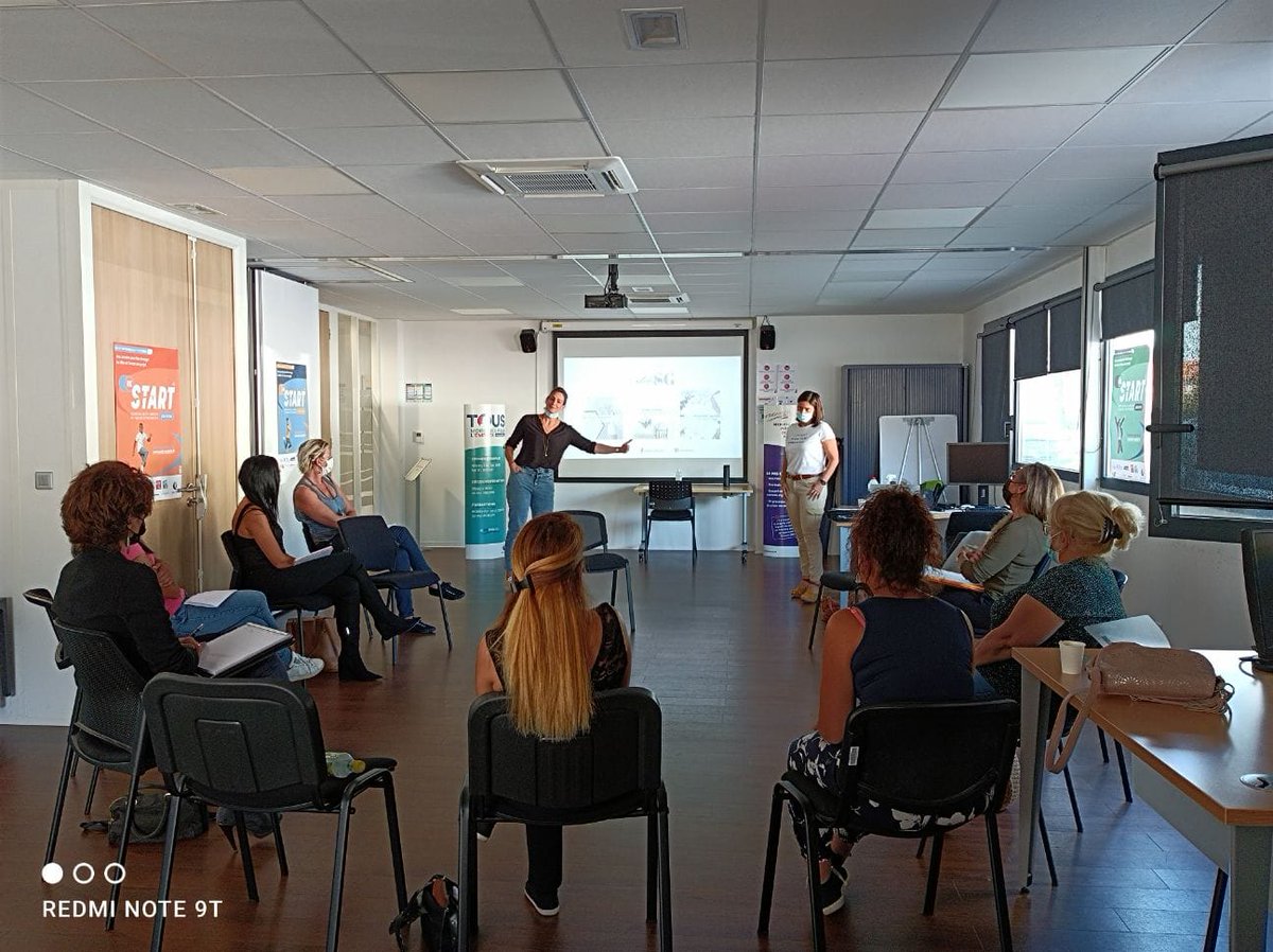 #Restart se poursuit au @poleemploimartigues!un atelier à destination des Femmes entrepreneures avec #bougetaboîte Comment propulser son activité👍