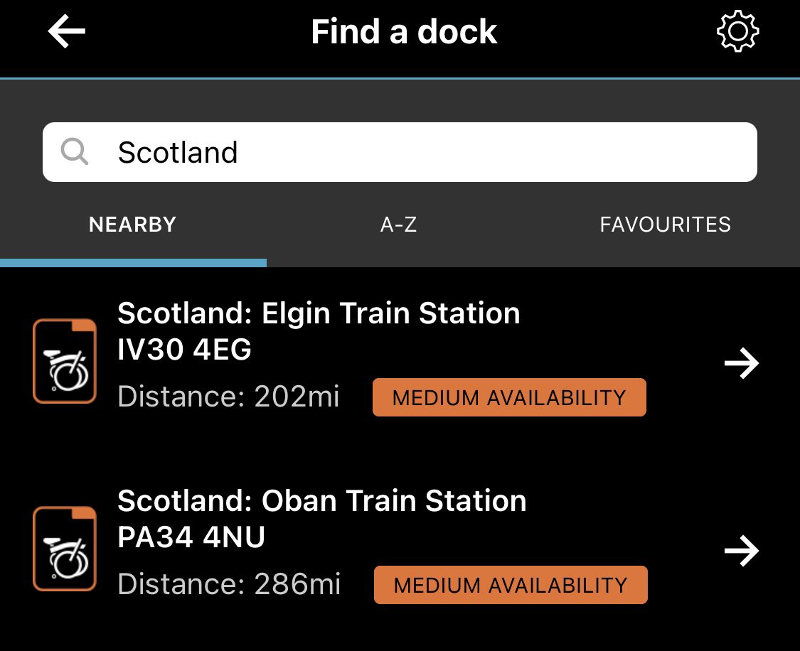 Brompton Bike Hire (@bromptonhire) on Twitter photo Our first Scottish bike hire docks are live.
Any tips <a href="/VisitScotland/">VisitScotland</a> on where to go? 😃🚵♀️ Our first Scottish bike hire docks are live.
Any tips <a href="/VisitScotland/">VisitScotland</a> on where to go? 😃🚵♀️