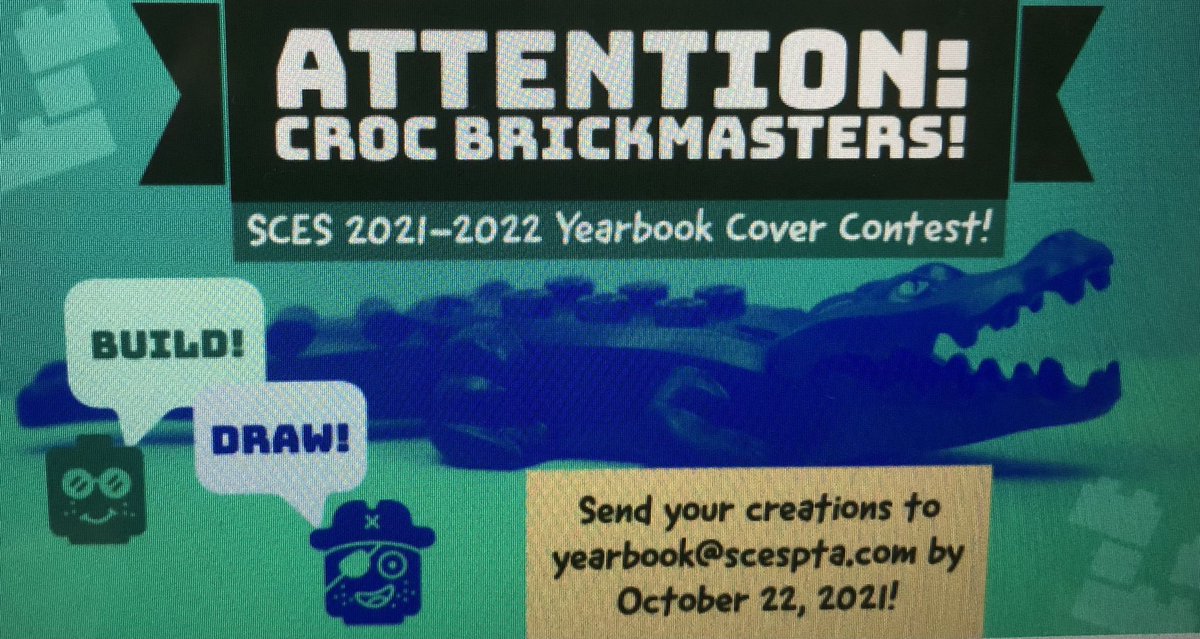 Yearbook wants to see your Creativity in a fun SCES themed drawing or Lego creation!  All creations / designs will be in the yearbook &amp; one will be our cover feature! <a href="/SycamoreCreekES/">Sycamore Creek ES</a>  <a href="/crocsandnoble/">Mrs. Lyons</a> <a href="/PTA_SCES/">Sycamore Creek PTA</a>