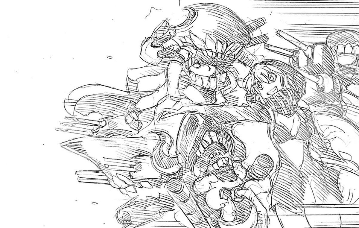 深海棲艦なら、上手下手が逆だな……と、左右反転。

>「かッ……胸糞!」 