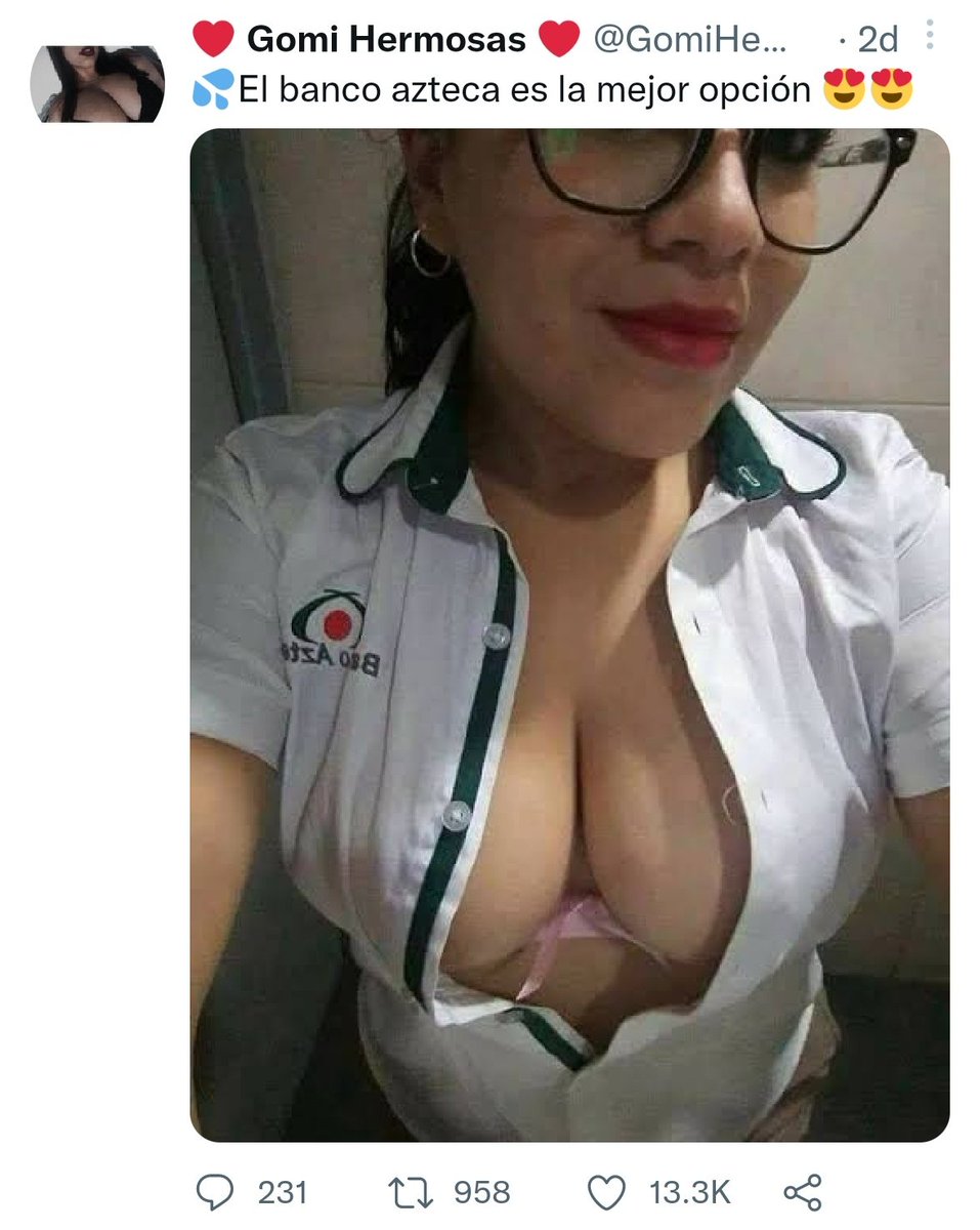 EncuentrosSwMex's tweet photo. Jaja que pedo con las zorras de @BancoAzteca jaja ja
Mira @RicardoBSalinas jaja ja a tus empleadas jaja @AuditoriaGS al menos tienen un chingo de likes
Saludos
Así se luce #bancoazteca así hace publicidad
#invierteenbancoazteca
#ladyazteca https://t.co/hxzeJGcShv