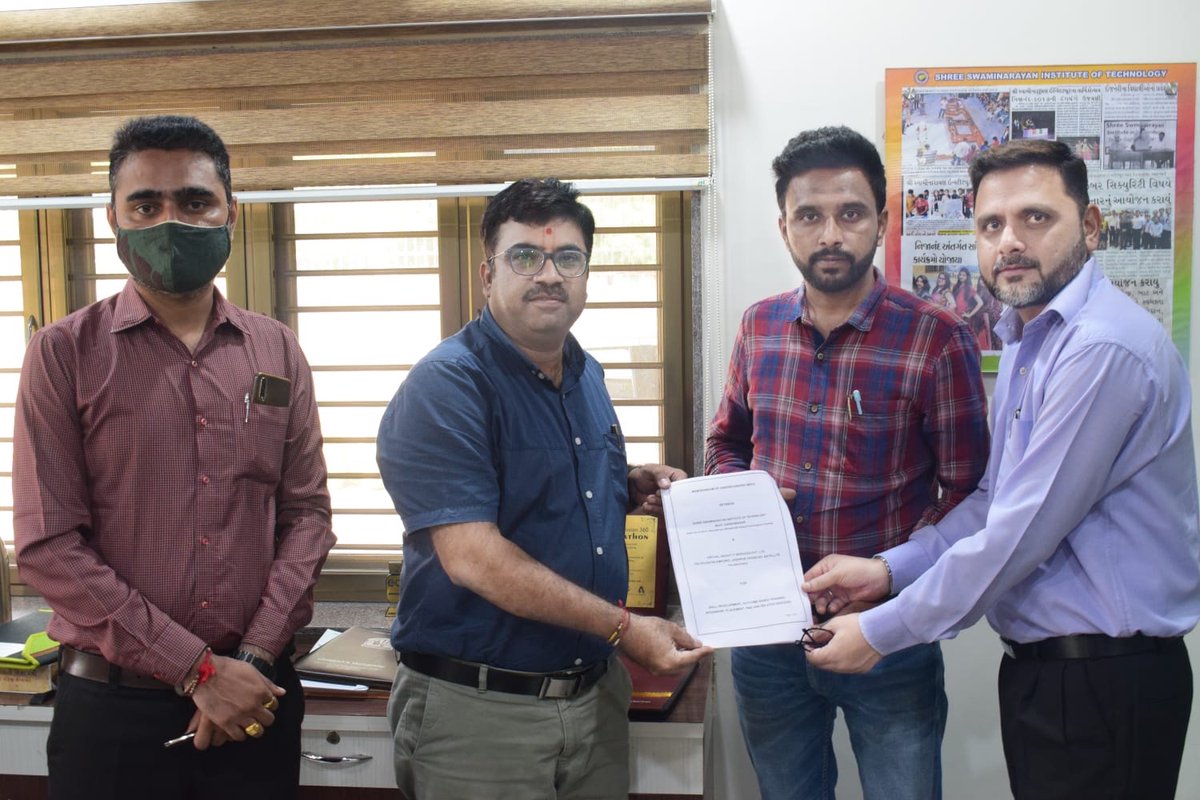 VirtualHeight's tweet photo. Signing of MoU with Swaminarayan Institute of Technology & Swaminarayan Polytechnic.
π https://t.co/Rk7fVWt8Ck
.
.
.
#SigningMoU #SSITGANDHINAGAR #LifeAtVirtualHeight #MoU #EnggEducation #BestApplicationDevelopmentCompany #appandwebdevelopment #ahmedabadcompany #WebDevelopment https://t.co/C6aLipdg6i