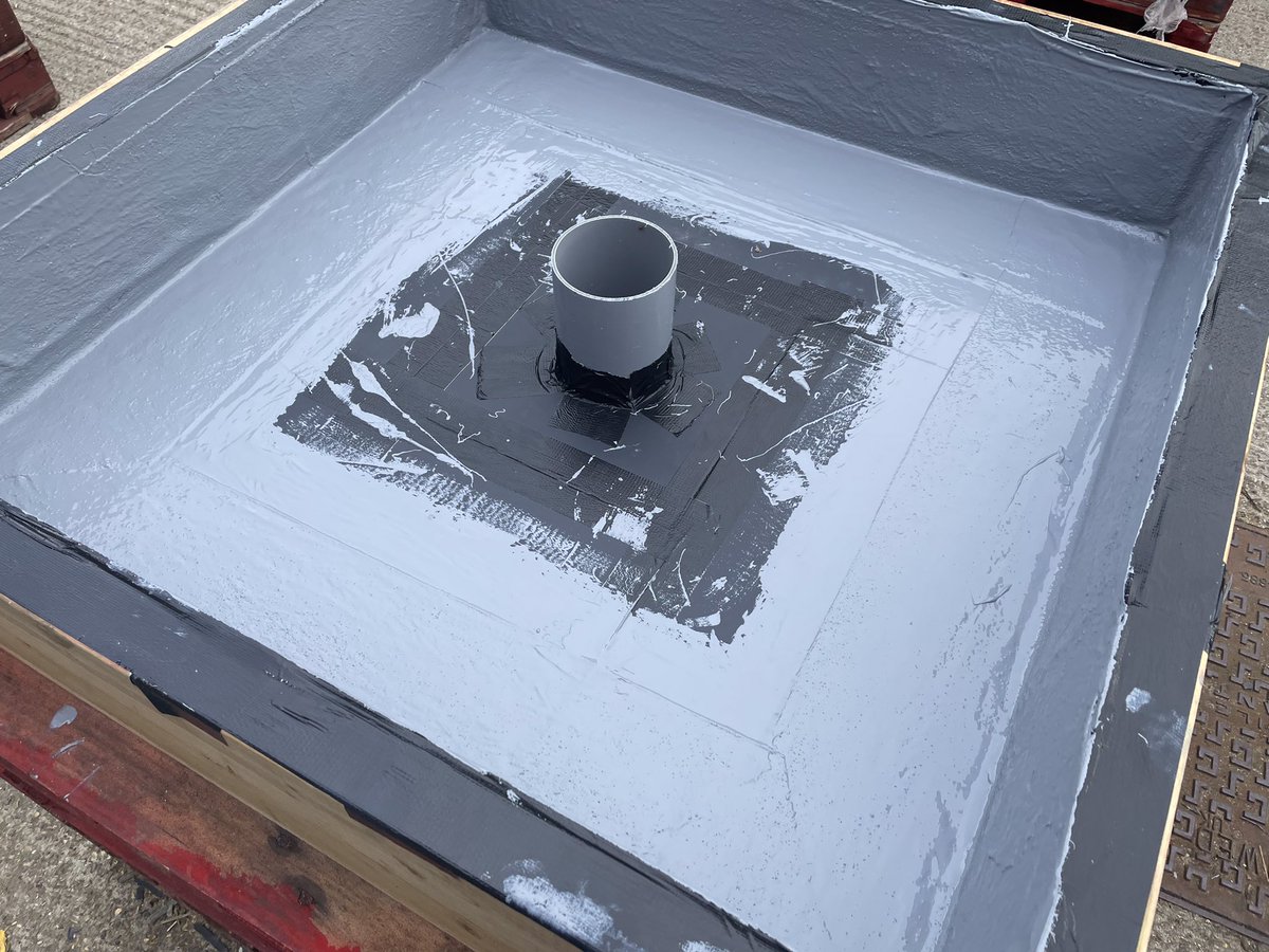 AcademyGla's tweet photo. Day 2 of the Hollesley Bay liquid flat roofing course, some great detailing before they tackle outlets, penetrations and drips. #HollesleyBay #SIGliquid #GLAtraining #newskills #jobs #training https://t.co/H9nFD2siaW