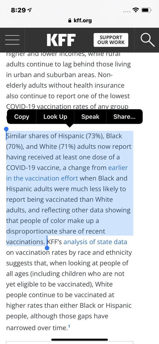 EbonyJHilton_MD's tweet photo. Again, the reason why #BlackAndBrownAmericans had #LowUptake of #Vaccines early in the rollout is bc they literally COULD NOT get one even if they wanted to. The @CDCgov guidelines were #ProWhite in design. #Prioritization defined along lines of #Age & #Employment & not #Risk. 🧵 https://t.co/AwRSrKdepa