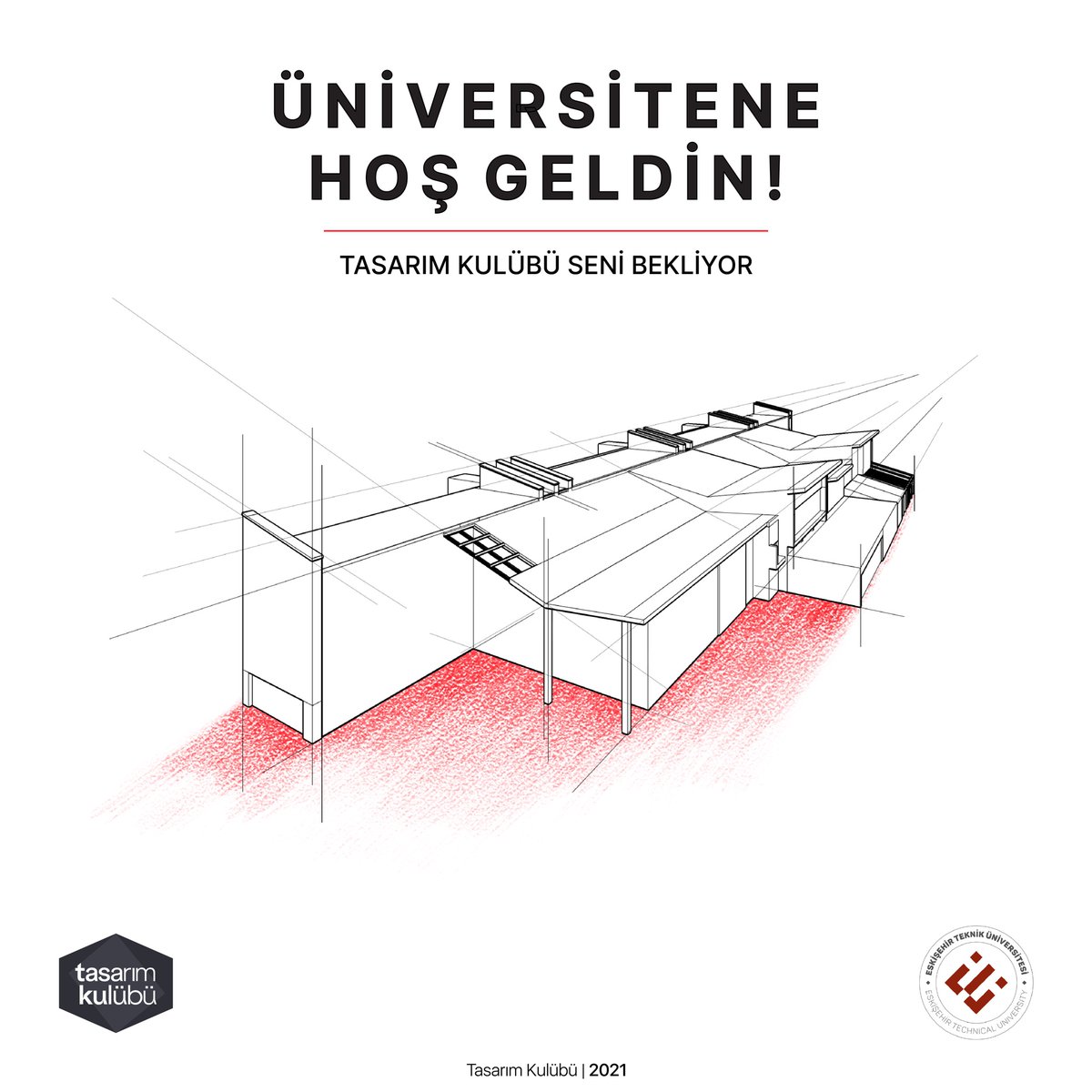 Üniversitene ve şehrine hoş geldin! Fakülten, bölümün ve diğer birçok şey hakkında merak ettiklerin için bize ulaşabilirsin. Tasarım Kulübü olarak yeni dönemini kutluyoruz.