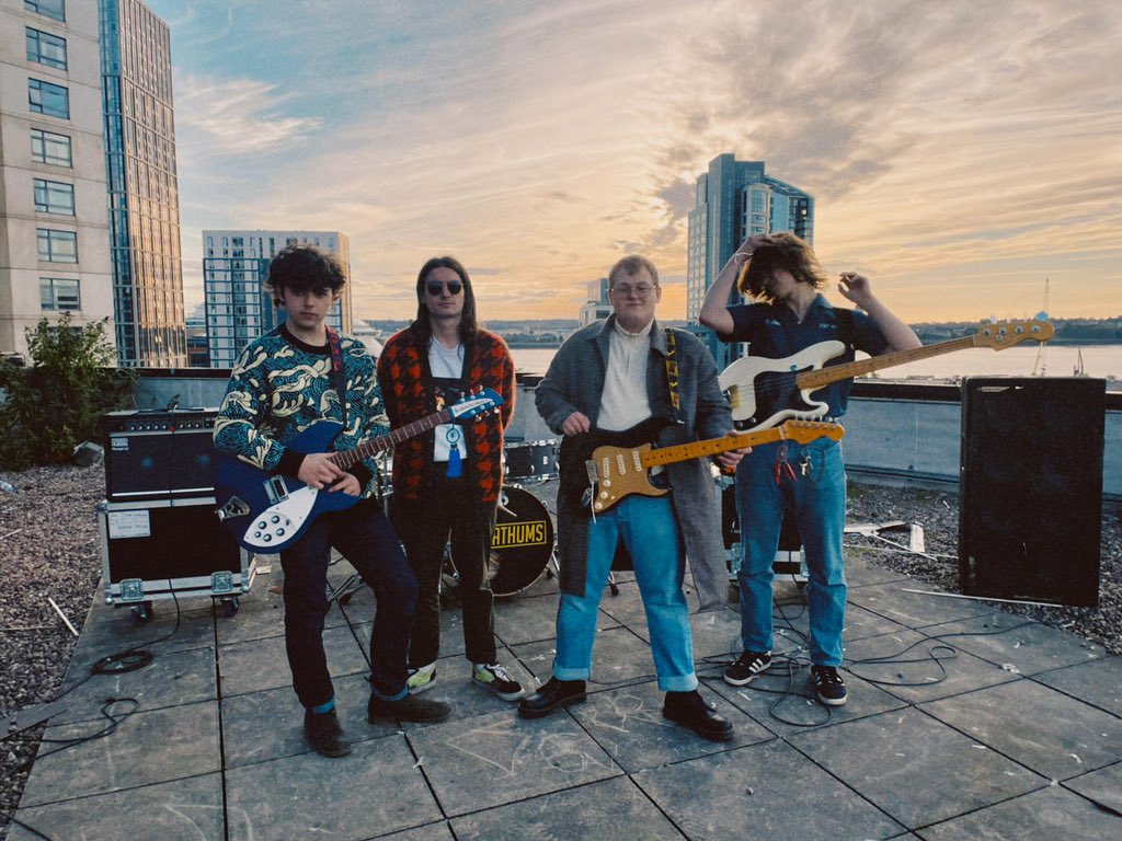 ladbible's tweet image. Wigan-based band, @TheLathums' debut album is set to overtake Drake as the UK's Number One album this week.

Four young LADs who played their first gig only 2 years ago living their dream. 

You love to see it.

#LATHUMSTONUMBER1