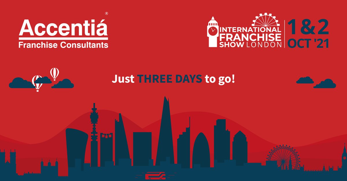 The International Franchise Show is just around the corner and we're exhibiting! Get your FREE ticket and discover everything you need to know about #franchsing at the UK’s biggest franchise event on October 1 &amp; 2, 2021 ExCeL London. Register here bit.ly/EXHTICKET️ #IFSUK