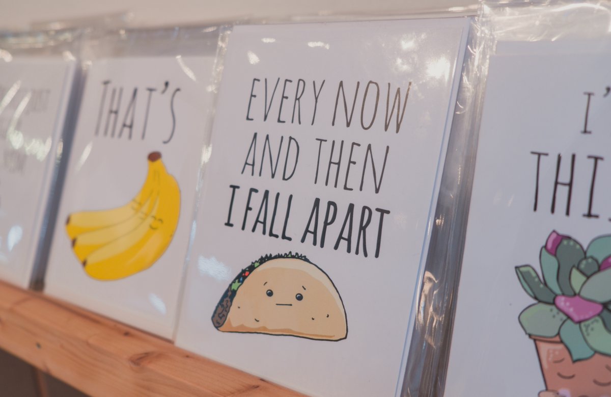 MoonlightMakers's tweet photo. Turn around, bright eyes! It's #TacoTuesday!
Fun cards for any occasion!
⁠
🌮  https://t.co/WHlWNRt7fN 🌮⁠
⁠
#totaleclipseoftheheart #tacos #design #card #handmade #smallbusiness #supportsmallbusiness #goingglobal #shopping #moonlightmakers #mompreneur #asheville https://t.co/nthiyRbOPo