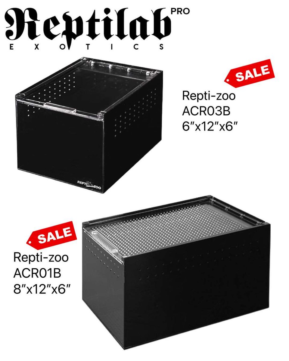 reptilabexotics's tweet photo. 🔖🔖🔖
Reptizoo and Serra Reptil Enclosures!

Reptizoo RK0124N
Reptizoo ACR03B
Reptizoo ACR01B 
Reptizoo IN002 
Reptizoo IN003
Sera Reptil Terra Biotop 60

*** limited stocks only
🔖🔖🔖 https://t.co/KqyABjlapi