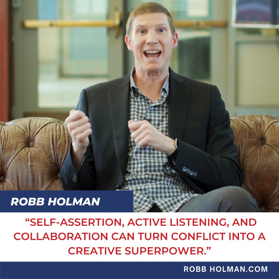 robbholman's tweet image. Leaders, conflict is an opportunity for deeper trust with your team members.

#trust #insideoutleadership #allinbook