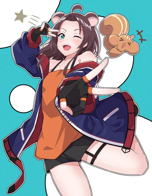 #祭絵
新衣装のまつりちゃん
おでこカワイイ!!! 