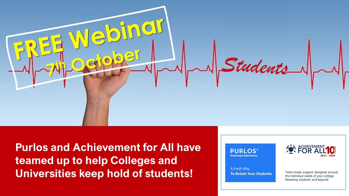 SIGN UP... eventbrite.co.uk/e/171948792467
The session is filling up so come and join other leaders all concerned with admissions &amp; retention #leadership #admissions2021 #studentretention