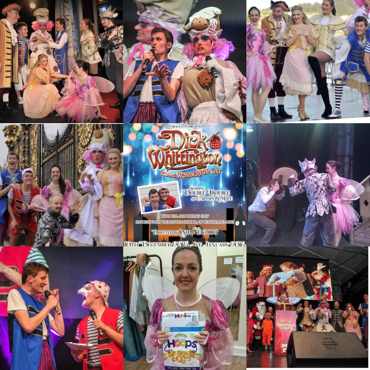 DamianPatton's tweet photo. Today's look back at Pantomime is 2015 at the @scarboroughspa . This was Dick whittington where I played the Captain. 😊.
This panto was made even better as I got married 2 months before and @eliza_jade_elliott was in the show too 😘. #Panto #christmas #Chucklebrother #Patton https://t.co/SGO8qTokOj