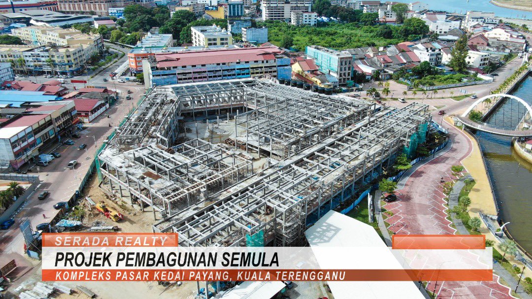 SeradaRealty's tweet photo. 28 September 2021 (Selasa) | 20 Safar 1443H

Kemajuan semasa di tapak projek pembinaan semula Kompleks Pasar Payang Kuala Terengganu,Terengganu.

@kpkt_gov @mbktrg https://t.co/932XXHtwlm