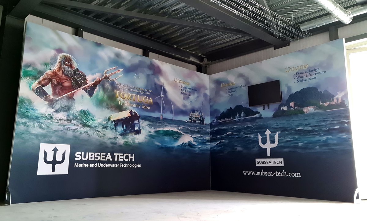 albatrosmulti's tweet photo. Nouveau projet pour @subseatech ! Réalisation d’un stand modulaire Vector de 12m2 🌊 #stand #marseille #communication https://t.co/zoMvohTNGM