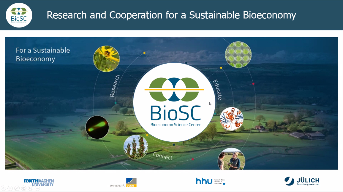 DrStephanWagner's tweet photo. Ingar Janzik kicks off the 6th #BioSC PhD Day to bring together PhD students from @UniBonn @HHU_de @fz_juelich @unibielefeld @mpipz_cologne and other local partners: https://t.co/HFgrkSjYW9 https://t.co/vDHiZyYEjH