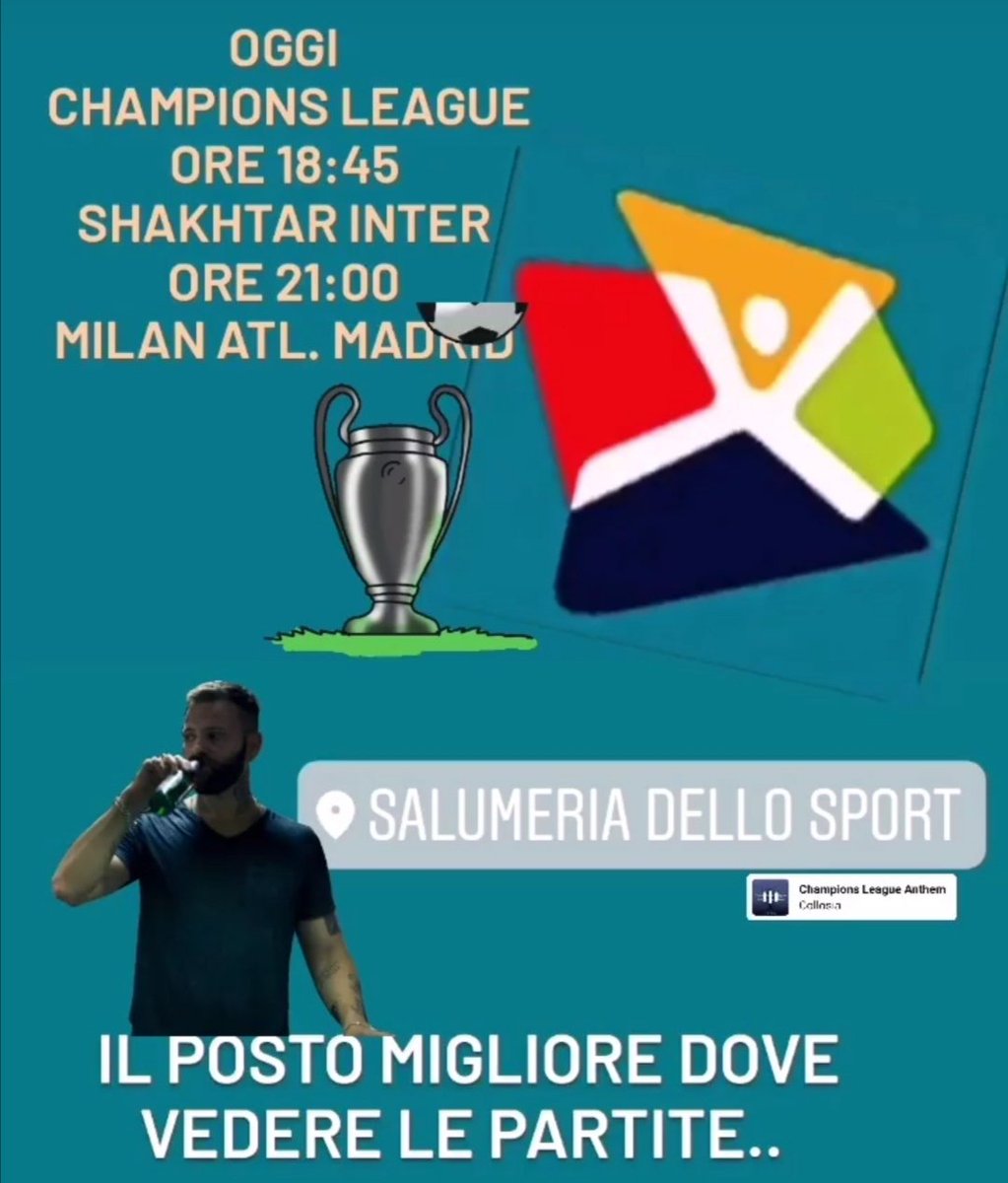 Best place #UCL  #Inter #acmilan Piazza Napoli 30
0289766020