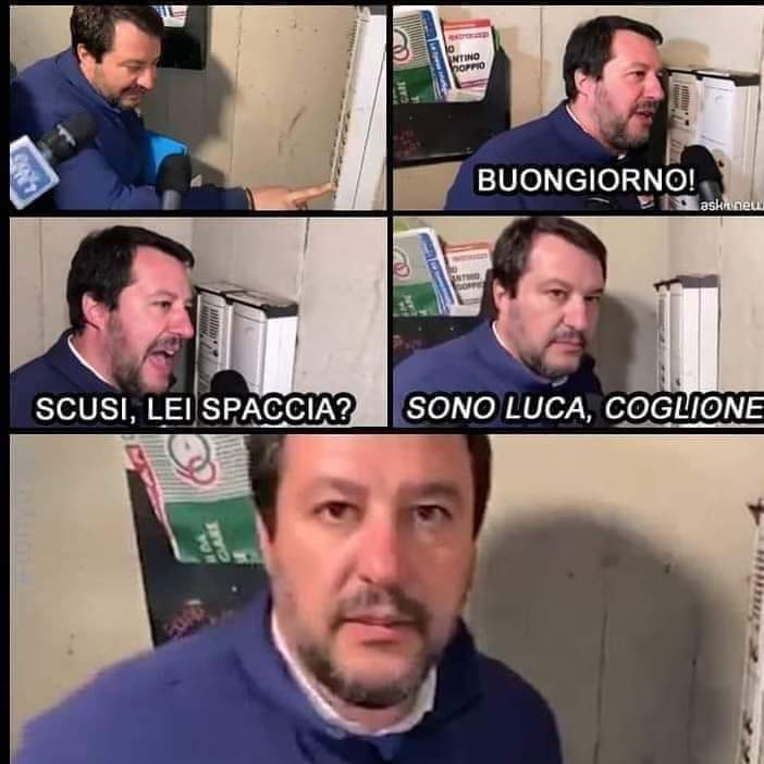 Siete la merda più schifosa. #LegaLadrona #legaspaccia #Salvinivergognati #SalviniPagliaccio #Lega
