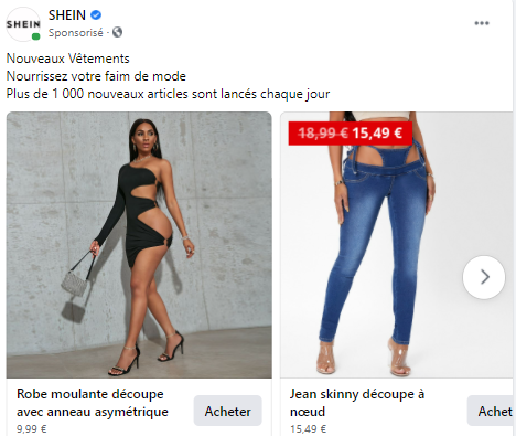 djoulye's tweet photo. Les algorithmes marketing de Shein sont à priori mal paramétrés pour me pousser ce genre de pub  🤣🤣
#ToutAFaitMonStyle #Shein https://t.co/pqC6iOx7F6