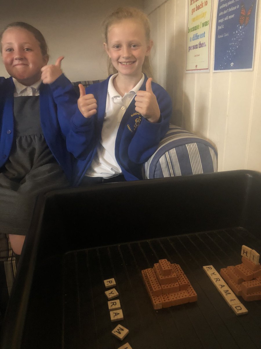 stjosephskly's tweet image. Provision in Oak Class. Constructing a square based pyramid from blocks to enhance our Egyptian topic  @bcw_cat #BestDaysOfTheirLives #OakClassRules