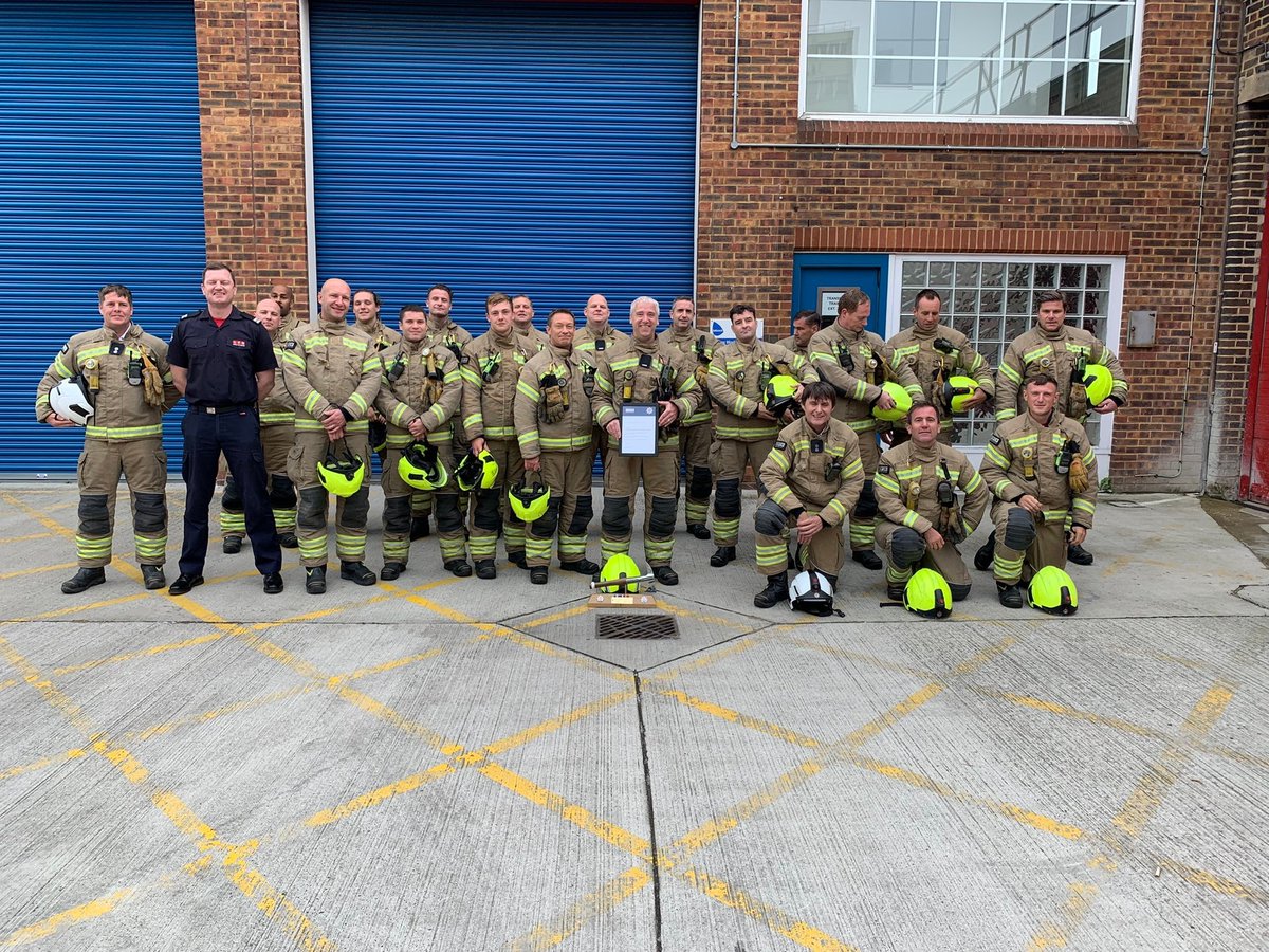 Leading Firefighter Chris Wilson has served the Borough of #BarkingandDagenham for 30 years and has now attended his final roll call. Thank you Chris. We wish you a very happy retirement