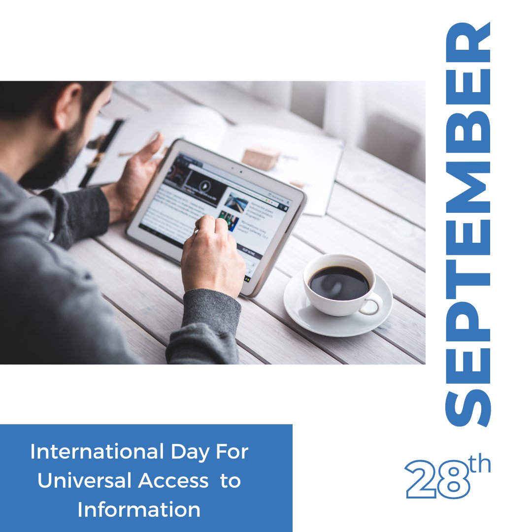 OviewSEE's tweet photo. The main objective of the International Day of Universal Access to Information 2021 will be to accelerate sustainable solutions by mobilising governments, civil society and people to take ownership and contribute to the achievement of this sustainable development goal.

#SDG #UN https://t.co/eCH66giD4p
