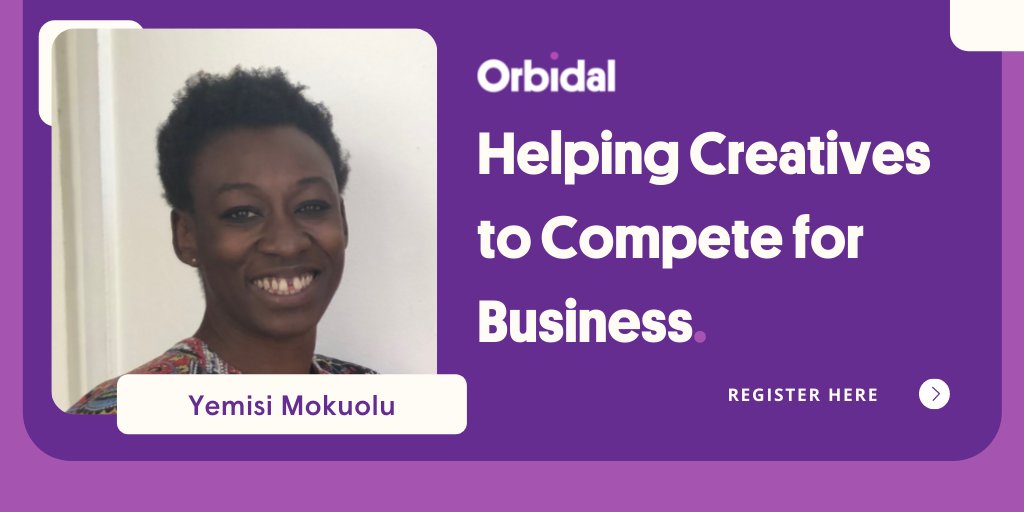 OrbidalGroup's tweet photo. How do creative businesses stand out from the competition? Join @TonyCorrigan_ & Yemisi Mokuolu, CEO at @IdeasHatch for our next #OrbidalWebinar to learn everything you need to know. Register online now: https://t.co/6JdRok9KRF
#TurningProcessIntoProgress #Webinar https://t.co/kHtxGsDDbU
