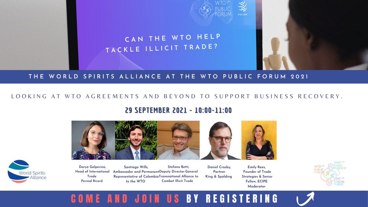 Pernod_RicardEU's tweet photo. .@Pernod_Ricard is committed to support a strong @wto system and ready to walk the talk by participating  this week in the #WTOPublicForum! Join us in room CTR or tune in to listen to our panel ⬇️ https://t.co/BUyvH6CXly