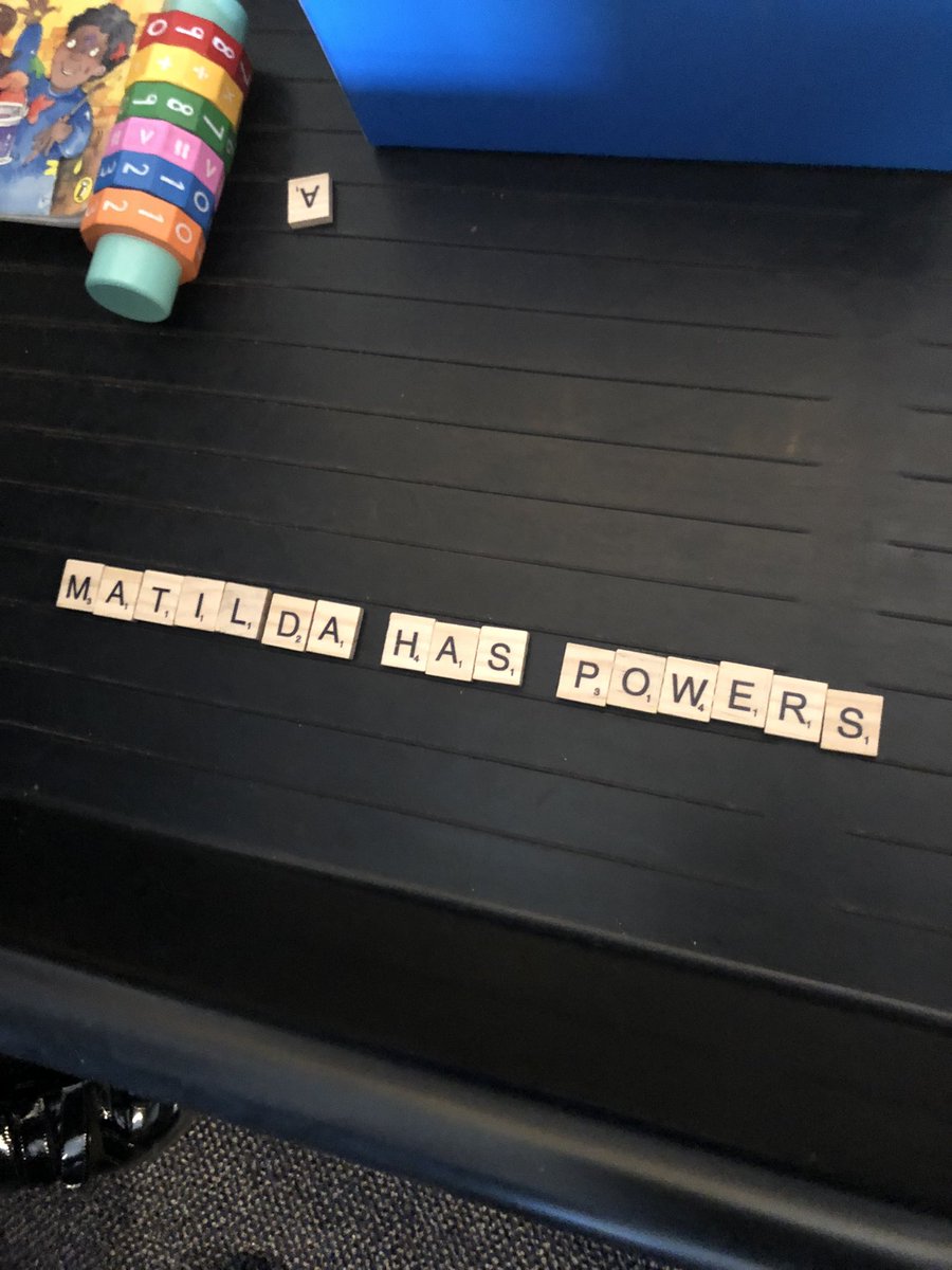 stjosephskly's tweet image. Oak Class maths &amp;amp; english provision using scrabble tiles. Great work girls! @bcw_cat #BestDaysOfTheirLives #OakClassRules