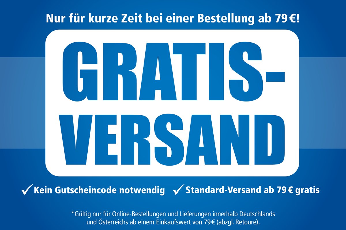 🔥GRATIS-VERSAND nur für kurze Zeit bei deiner Bestellung ab 79 €! 
👉Kein Gutschein notwendig!

🛒Jetzt Wunschartikel entdecken: ow.ly/ivSg50Gh47t