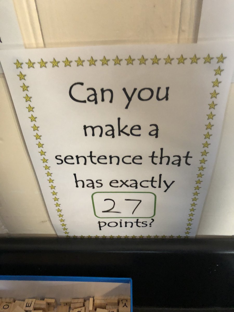 stjosephskly's tweet image. Oak Class maths &amp;amp; english provision using scrabble tiles. Great work girls! @bcw_cat #BestDaysOfTheirLives #OakClassRules