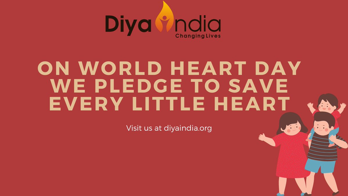 ImDiyaIndia's tweet photo. This Wednesday is #WorldHeartDay ❤️❤️
And We have pledged to save every little heart from Congenital Heart Diseases with our initiative "Aayush"

Know More: https://t.co/Xe2DIDlC87
#UseHeartToConnect #UseHeart https://t.co/SYAIBfhs6V