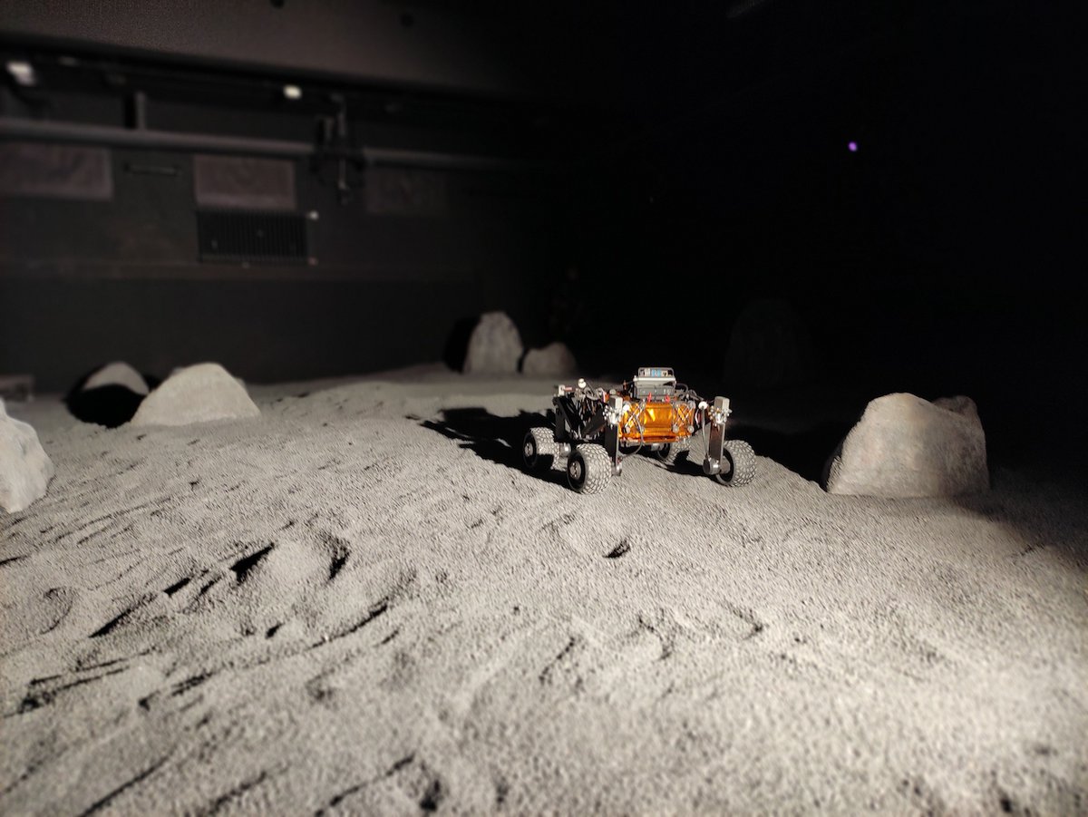 Anisoprint's tweet image. 👏 Congrats to @keplerdotworld, winners of @ActInSpace, #spaceapplication hackathon co-organized by @CNES and @ESA: Their lunar rover with #3Dprinted #composites from Anisoprint was successfully tested in a simulated lunar environment at @uni_lu! 🚀anisoprint.com/blog/anisoprin…