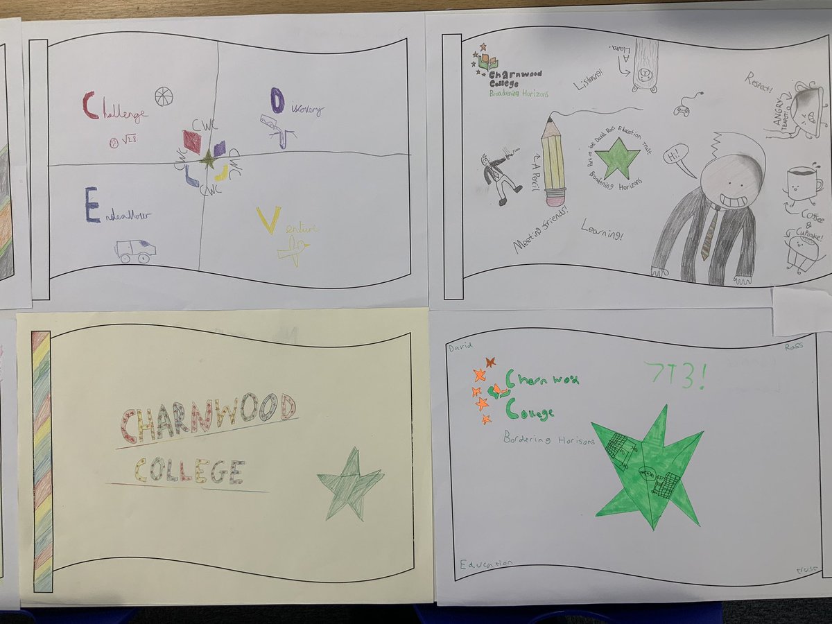 CharnwoodSeven's tweet photo. Charnwood College flag design finalists… https://t.co/srwd3QmeZt