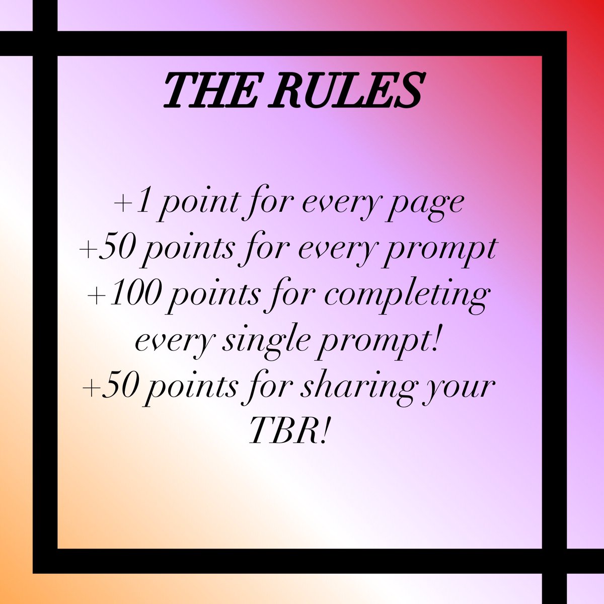 ColourAThon's tweet photo. Hi everyone! After a lot of waiting, here are this round’s team colours, prompts and rules! Choose your colours and books wisely ;)) Sign ups open tomorrow!! https://t.co/RZ3n4eyw2I